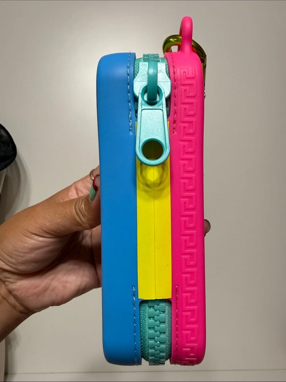 Versace Kids Biggie Blue Silicone Glasses Case Only